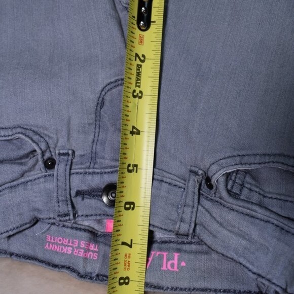 Children's Place Straight Skinny Girls Denim Jeans Gray Size 6 - Picture 11 of 12